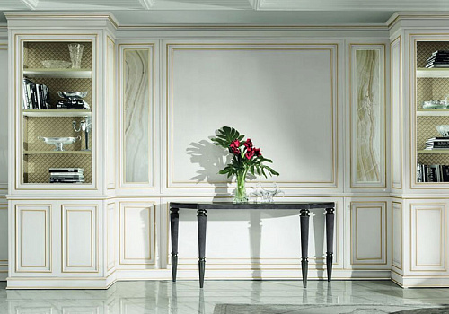 Модульная система хранения из дерева с витриной Longhi heritage 03 Regency
