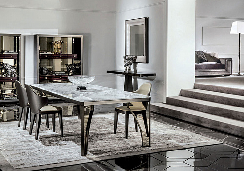 Витрина, стол, стулья и зеркало Longhi karl 03 1 Loveluxe