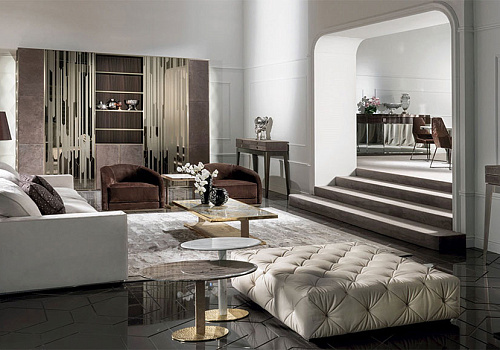 Диван, столики и кресла ianus middle 01 Longhi Loveluxe
